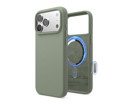 Etui do telefonów Elago Magsafe Silicon Case do iPhone 17 PRO Max Khaki Green ES17MSSC69PRO-KGR